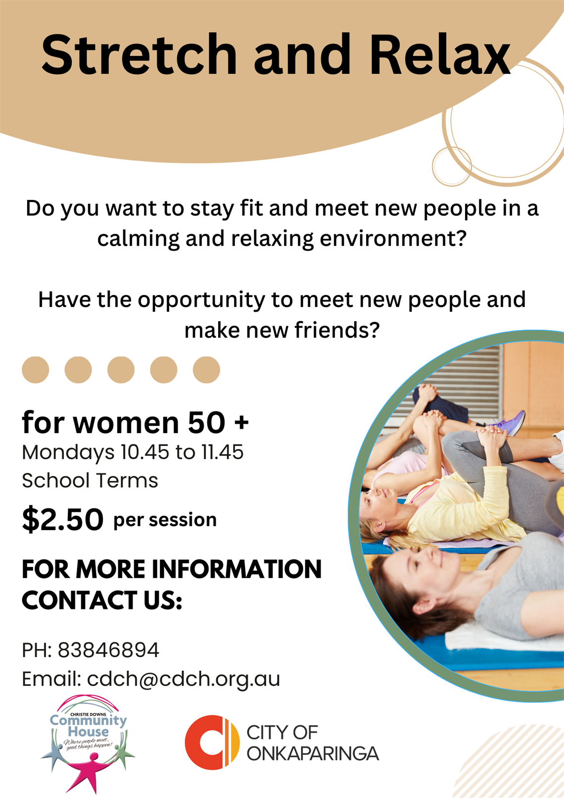 CDCH Stretch and Relax poster