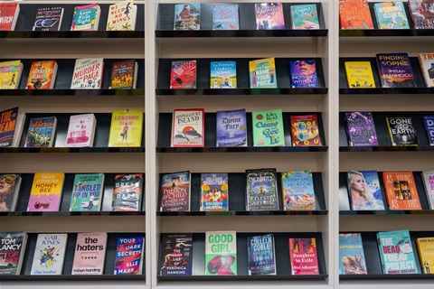 Books on display