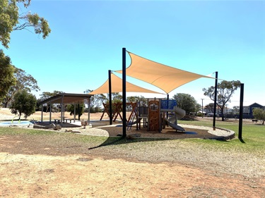 Playground with shade
