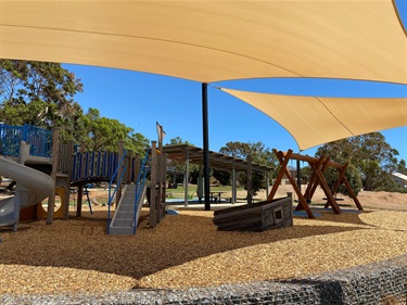 Playground and shelter