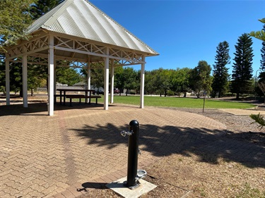 Shelter and picnic area
