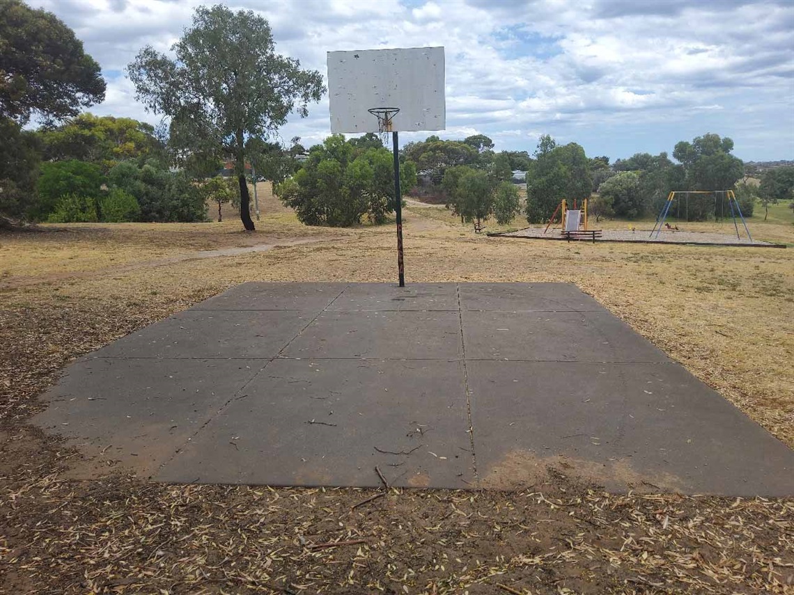 Basketball keyway and playground