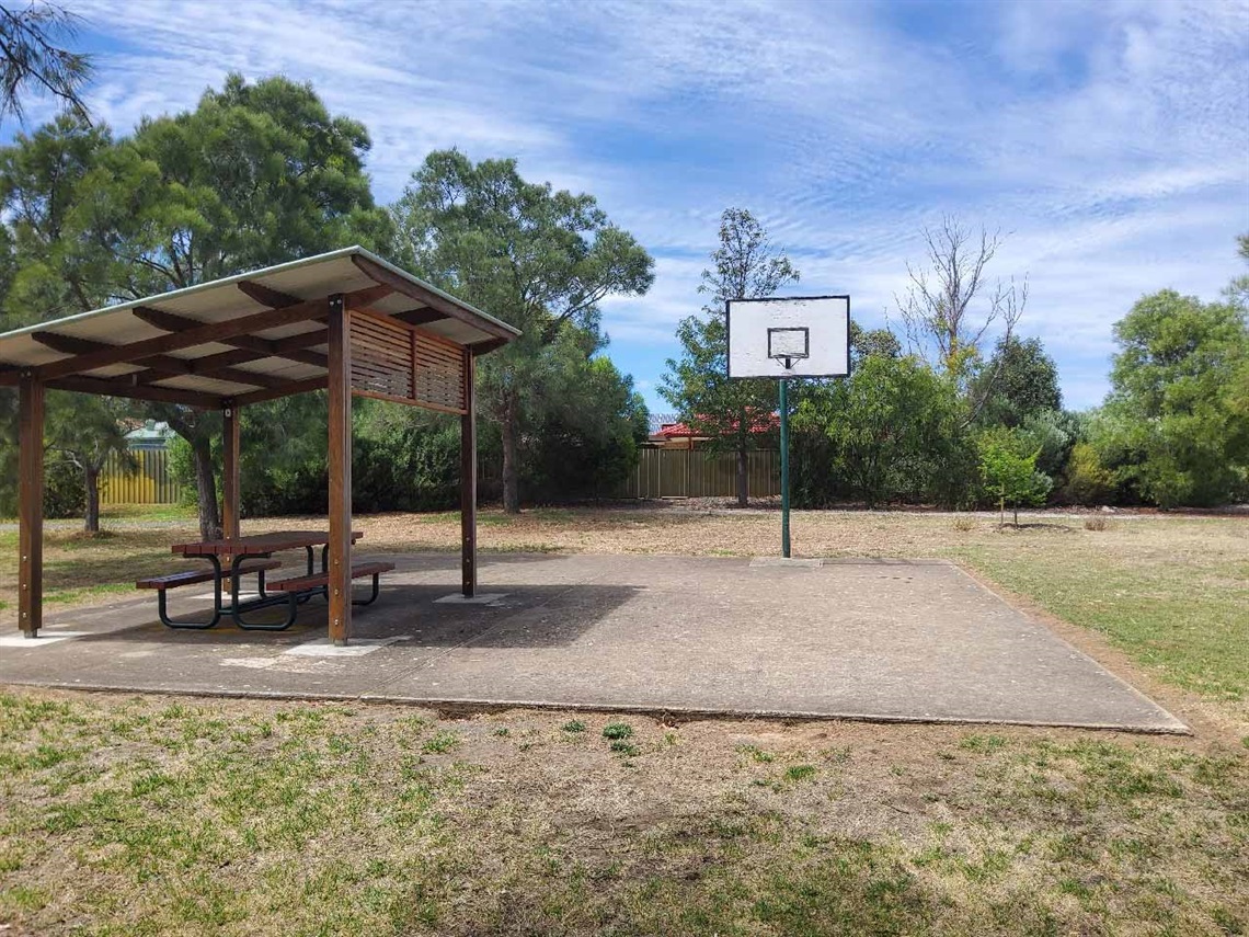Basketball key and shelter