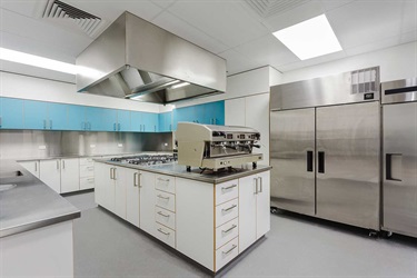 Studio 20 Youth Centre - commercial kitchen